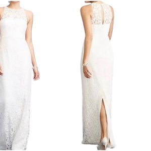 J. Crew Pamela Leavers Lace Long Dress Gown